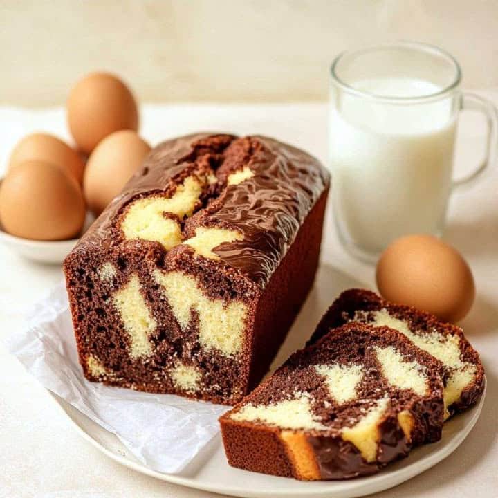 Torta al cioccolato e vaniglia