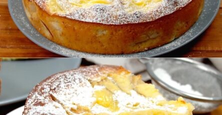 Torta di mele morbida