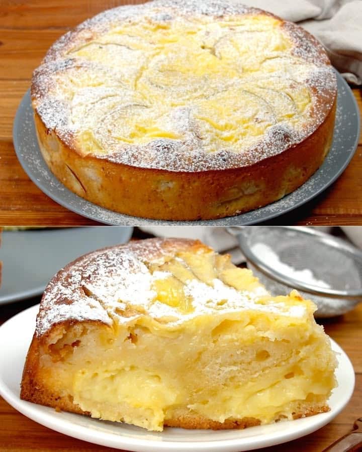Torta di mele morbida