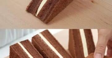 Torta sandwich cioccolato crema