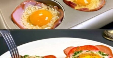Uova con prosciutto e formaggio