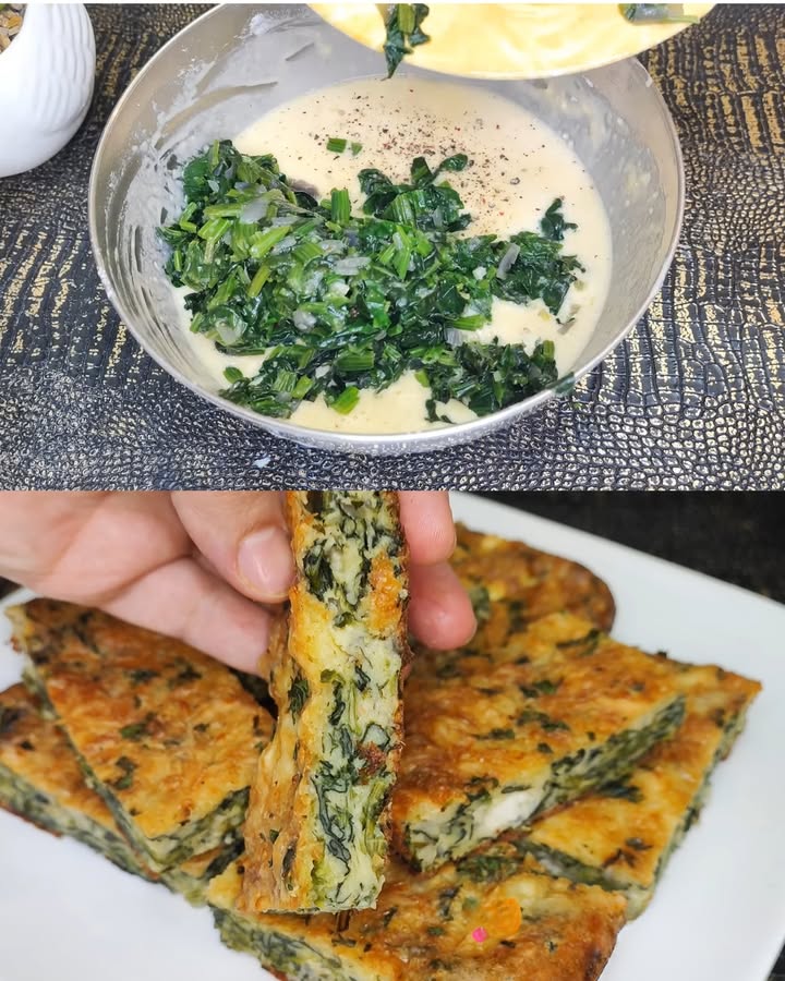 Uova spinaci e feta