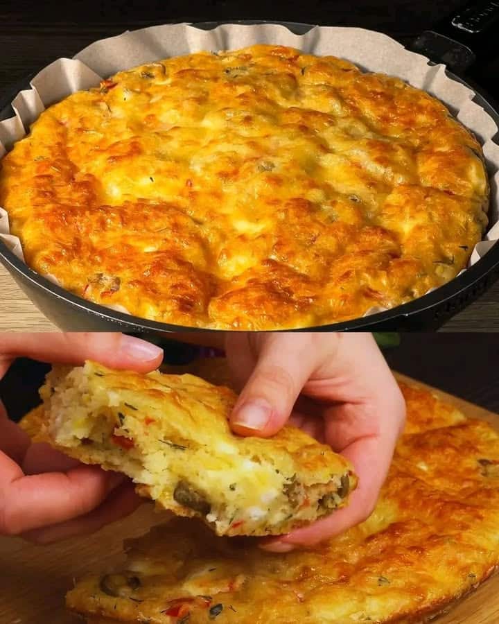 Verdure e formaggio saporito