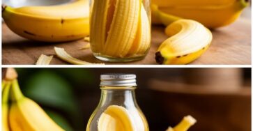 bucce di banana bottiglia